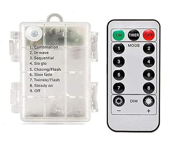 Christmas Tree 10 Wishball LED Curtain Lights with Remote Control