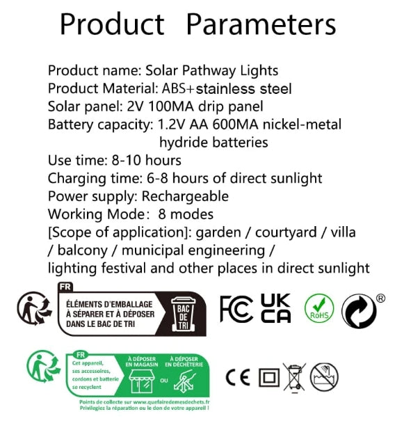 Solar-Powered Artificial Christmas Tree Lights (Colour)
