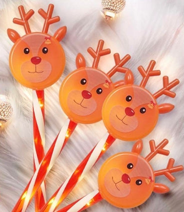 Solar Christmas Reindeer Garden Lights (Set of 5)