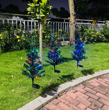 Solar-Powered Artificial Christmas Tree Lights (Colour)